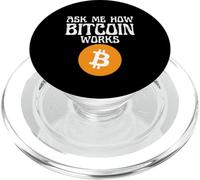 Ask Me How Cryptocurrency Works PopSockets PopGrip for MagSafe