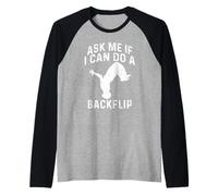 Ask Me If I Can Do A Backflip Parkour Raglan Baseball Tee