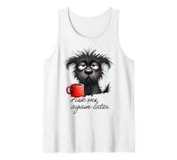 Ask Me Later Dog Coffee Terrier Dog Training Design Tank Top