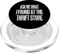 Ask Me What I Found At The Thrift Store - Thrifting Lover PopSockets PopGrip for MagSafe