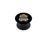 Ask Me Where The Bathrooms Are Funny National Park Rangers PopSockets Adhesive PopGrip