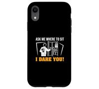 Ask Me Where To Sit I Dare You Funny Ushering Proud Ushers Case for iPhone XR