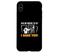 Ask Me Where To Sit I Dare You Funny Ushering Proud Ushers Case for iPhone XS Max