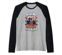 Ask Me Which Down It is Again Down Marker Dad Raglan Baseball Tee