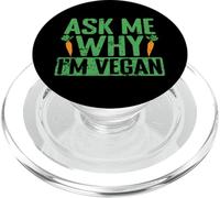 Ask me why I'm Vegan PopSockets PopGrip for MagSafe