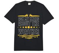Ask My Knees About The Loves Weather Forecasting Meteorology Comfort Colors Adult Heavyweight T-Shirt