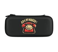Ask My Manager Compatible with Switch Case Bag Travel Protective Cover Handbag with 15 Game Accessories