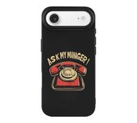 Ask My Manager Protective Cover Compatible with iPhone 17/17 Air/17 Pro/17 Pro Max Phone Case TPU Shockproof