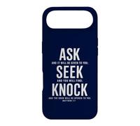 Ask Seek Knock Matthew 7:7 Christian Bible Verse Case for iPhone Air