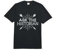 Ask The Historian Family Historian History Teacher Historian Comfort Colors Adult Heavyweight T-Shirt