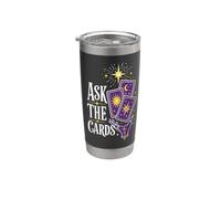 Ask The Tarot Cards Mystic Stainless Steel Insulated Tumbler
