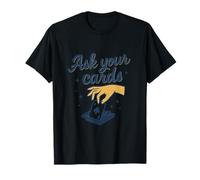Ask Your Cards Diviner Tarot Ace of Spades Pull Design T-Shirt