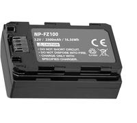 ASKC NP-FZ100 Battery Replacement for Sony A7III, A7IV, A7C, A7CII, A7R III, A7R IV, A7R V, A7S III, A1, A9, A9R, A9S, A9II, A6600, A6700, FX3, FX30, ZV-E1 Camera 2300mAh 16.56Wh