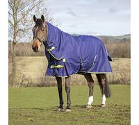 Asker 0g Horse Combo Neck Turnout Rug - Navy Blue 6ft0