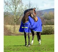 Asker 0g Horse Lightweight Standard Neck Turnout Rug - Navy Blue 7ft0