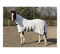 Asker Sweet-Itch Combo Fly Rug - White | Belly Flap | Lightweight 6ft3