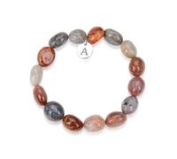 ASKFNASDKMFN 1pc Natural Stretch Gemstone Bracelet 5mm-10mm Free Form Bead 7 Inch 7.5 Inch Healing Crystal Engergy Quartz Chakra Jewelry Women Birthday Gift