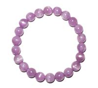 ASKFNASDKMFN 8MM Kunzite Bracelet Natural Beads | Comes With Replacement Beads and Beading Tools Attracts Wealth, Protects Health, Relieves Your Anxiety, Unisex, Perfect choice for All Festivals