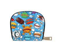ASKFNASDKMFN Bubbles Boom Wallet Fitness Enthusiasts - Holds Gym Cards and Locker Keys 9X11CM