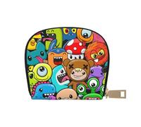 ASKFNASDKMFN Cartoon Monsters Card Pack Active Commuters - for Transit Cards and Quick-Access IDs 9X11CM