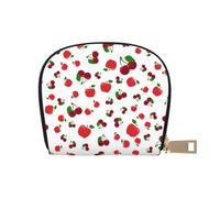 ASKFNASDKMFN Fruits Leather Bag Amusement Park Goers - Fast Pass and Payment Cards 9X11CM