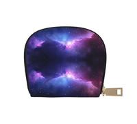 ASKFNASDKMFN Marvelous Galaxy Leather Bag Golf Players - Course Membership Card Holder 9X11CM