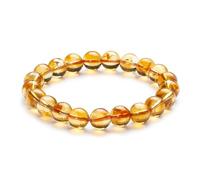 ASKFNASDKMFN Natural Amethyst or Citrine Crystal Bracelet - Healing Gemstone Jewelry, Gift for Mom, Dad, Wife & Husband, Ideal for Motheru2019s Day & Fatheru2019s Day, Unisex Gift for Women & Men