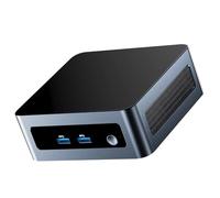 AskHand Mini PC, Ryzen 5 5625 (6C/12T 4.3 GHz) 16GB DDR4 512GB SSD, Windows 11 Pro/WiFi 6/ BT-5.2/ USB*4/ Type-C (4K@60Hz~8K@30Hz)/ HDMI*2 (4K@60Hz) 3-screen