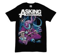 Asking Alexandria Men's Devour T-Shirt in Black | Size: Medium Asking Alexandria Black M