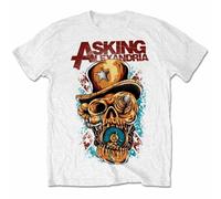 Asking Alexandria Stop The Time Tee T-Shirt Mens Unisex T-Shirt Graphic Unisex Tee Shirt White M