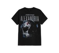 Asking Alexandria - Storm Skull - T-Shirt - black - S - 100% Cotton S