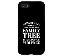 Asking Is An Act Of Violence Funny Case for iPhone SE (2020) / 7 / 8