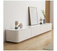 ASKLFNEI White Floor-standing TV Cabinet, Wood Entertainment Center With Storage Drawers And Cable Hole,Large Media Console Tv Stands(240cm)