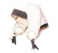 ASKOLD Wool Sauna Hat for Women and Men Russian Banya Hat for Men Sauna Cap for Women Finnish Sauna Hat Felt Sauna Cap, White, 7.375