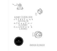 ASL Alphabet Coloring Book Featuring Animals