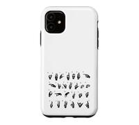 ASL American Sign Language, Alphabet Inclusive Sign ABCs Case for iPhone 11