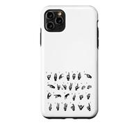 ASL American Sign Language, Alphabet Inclusive Sign ABCs Case for iPhone 11 Pro Max