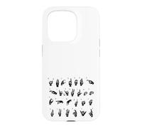 ASL American Sign Language, Alphabet Inclusive Sign ABCs Case for iPhone 15 Pro