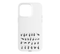 ASL American Sign Language, Alphabet Inclusive Sign ABCs Case for iPhone 15 Pro Max