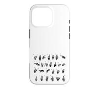 ASL American Sign Language, Alphabet Inclusive Sign ABCs Case for iPhone 16 Pro