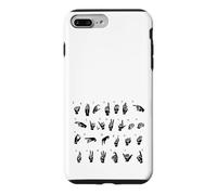 ASL American Sign Language, Alphabet Inclusive Sign ABCs Case for iPhone 7 Plus/8 Plus