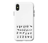 ASL American Sign Language, Alphabet Inclusive Sign ABCs Case for iPhone X/XS