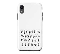 ASL American Sign Language, Alphabet Inclusive Sign ABCs Case for iPhone XR