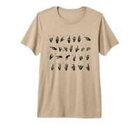 ASL American Sign Language, Alphabet Inclusive Sign ABCs Premium T-Shirt