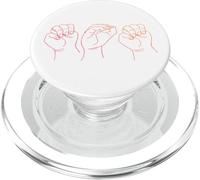 ASL American Sign Language Deaf Mom Hand Gesture Mothers Day PopSockets PopGrip for MagSafe