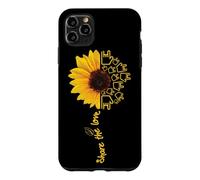 ASL American Sign Language Sunflower Share the Love Case for iPhone 11 Pro Max