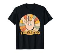 ASL I Love Hand Sign American Sign Language ILY T-Shirt