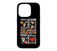 ASL Interpreter American Sign Language Translator Case for iPhone 14 Pro