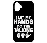 ASL Interpreter American Sign Language Translator Case for iPhone 16 Plus