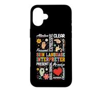 ASL Interpreter American Sign Language Translator Case for iPhone 16 Plus